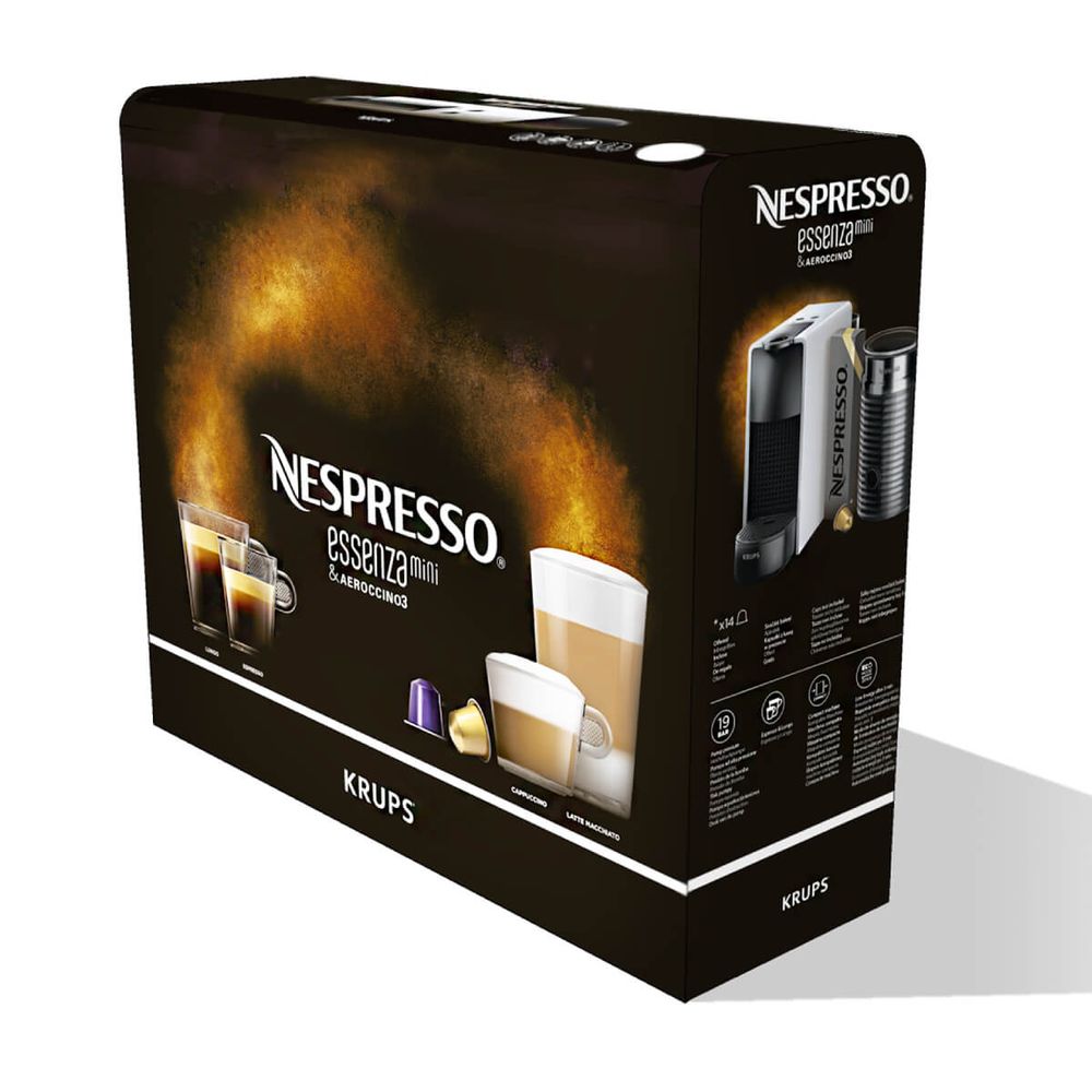 Nespresso Essenza Mini & Aeroccino 3 セット Essenza Mini White & Aeroccino Bundle - Nespresso™ Thailand