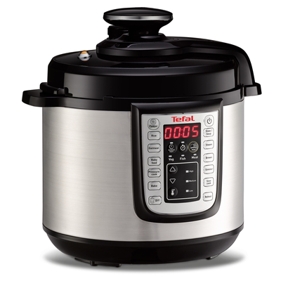 Oală sub presiune electrică multifuncțională One Pot CY505E30, 1200 W, 25 de programe, funcție de menținere la cald, carte de rețete, 5.8 L, inox, argintiu