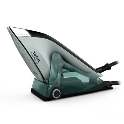 Aparat de călcat vertical cu abur 2 în 1 Tefal Duo Power JF4031E0, 1700W, jet de abur 180 g/min, abur variabil 25 g/min, 400 ml, talpă ceramică, oprire automată, verde & negru