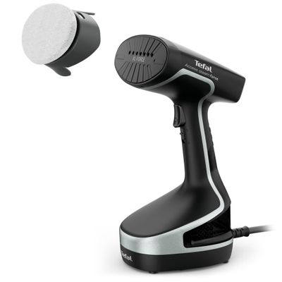 Aparat de călcat vertical cu abur Access Steam 2 în 1 TEFAL  DT8270E1, 2000 W, jet de abur 90 g/min, functie AUTO OFF, Negru