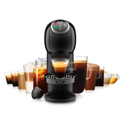 Espressor cu capsule Krups NESCAFÉ® Dolce Gusto® Genio S Plus KP340810, 1500W, 15 bari, funcție Hot & Cold, funcție XL, rezervor 0.8L, temperatură ajustabilă, negru