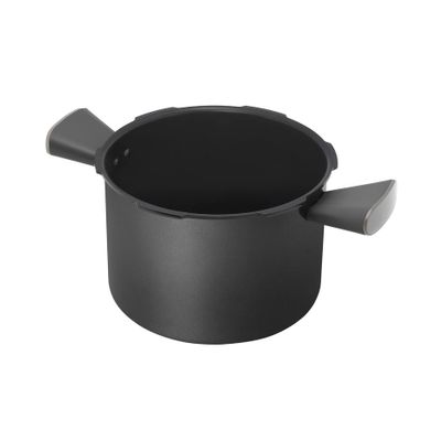 Vas de gătit Tefal XA605011 compatibil cu multicookerul Cook4me CY85xx, 6L, înveliș antiaderent, compatibil cu mașina de spălat vase, negru & gri