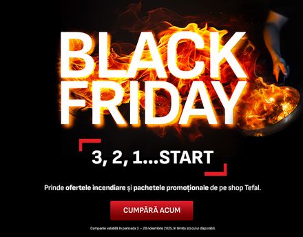 Black Friday Tefal 2025: Reduceri la electrocasnicele tale preferate