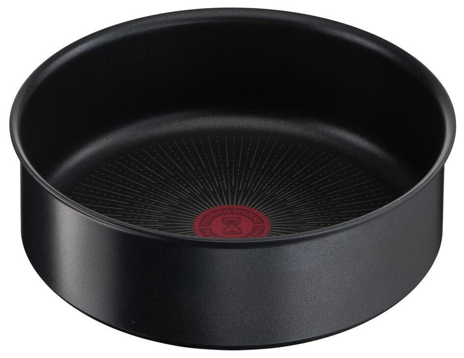 Cratiță 24cm inducție Ingenio Unlimited TEFAL L7633502, Tehnologia Thermo-Signal™, înveliș antiaderent Titanium, negru