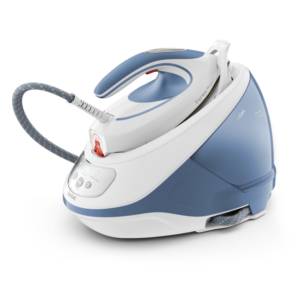 Stație de călcat cu abur Tefal Express Protect SV9202E0, 2800W, presiune 7.5 bari, jet de abur 520 g/min, rezervor 1.8L, talpa Durilium Airglide Autoc