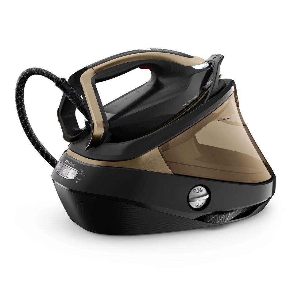 Stație de călcat cu boiler de înaltă presiune Tefal Pro Express Vision GV9820E0, 3000 W, capacitate rezervor 1.1L, jet abur 750g/min, vârf iluminare L